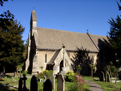 Holy Trinity Church at Headington Quarry, Oxford. Photo by Ferrell Jenkins. BiblicalStudies.info.